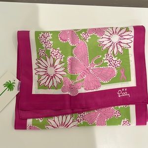 Special Edition Breast Cancer Lilly Pulitzer Scarf